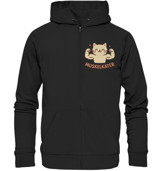 Muskelkater - Kawaii Cat - Hooded Zipper Jacke