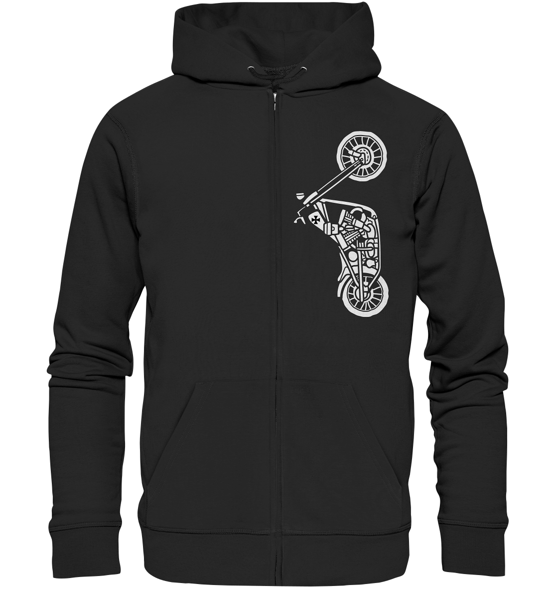 Motorrad - Chopper - Hooded Zipper