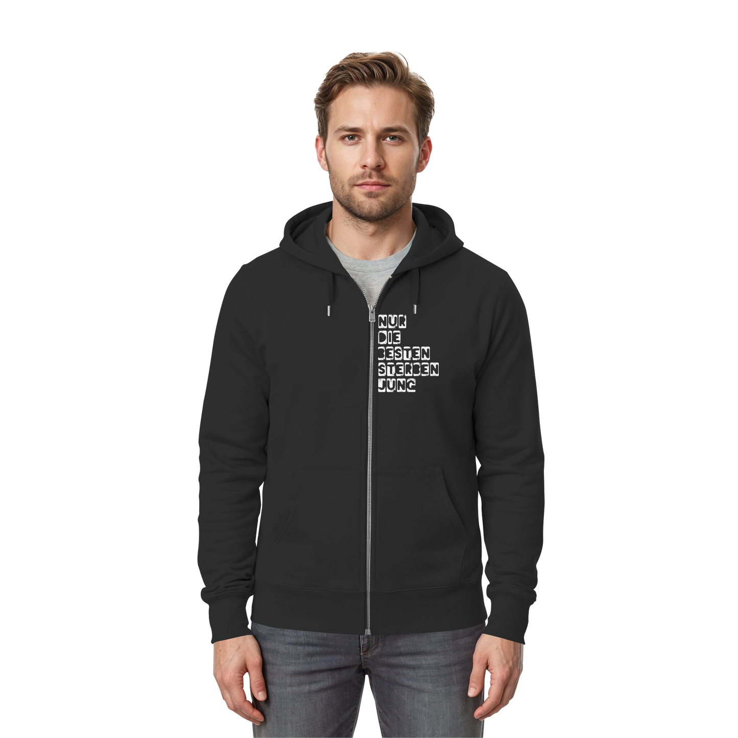 Nur die Besten sterben jung - Hooded Zipper