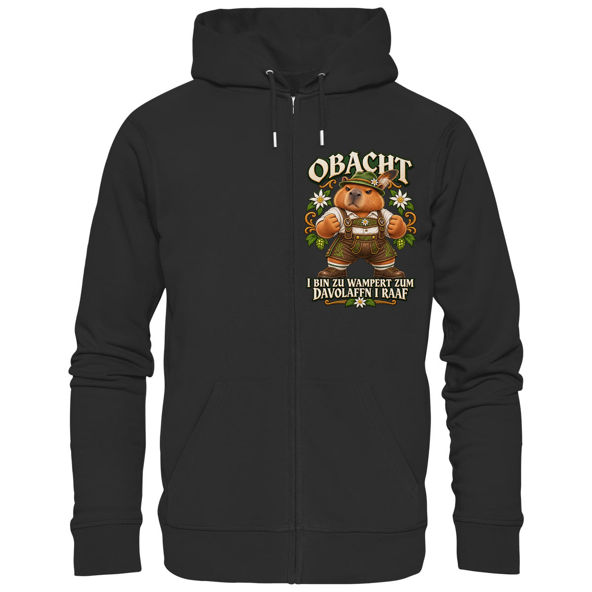 Obacht - I Raaf - Hooded Zipper