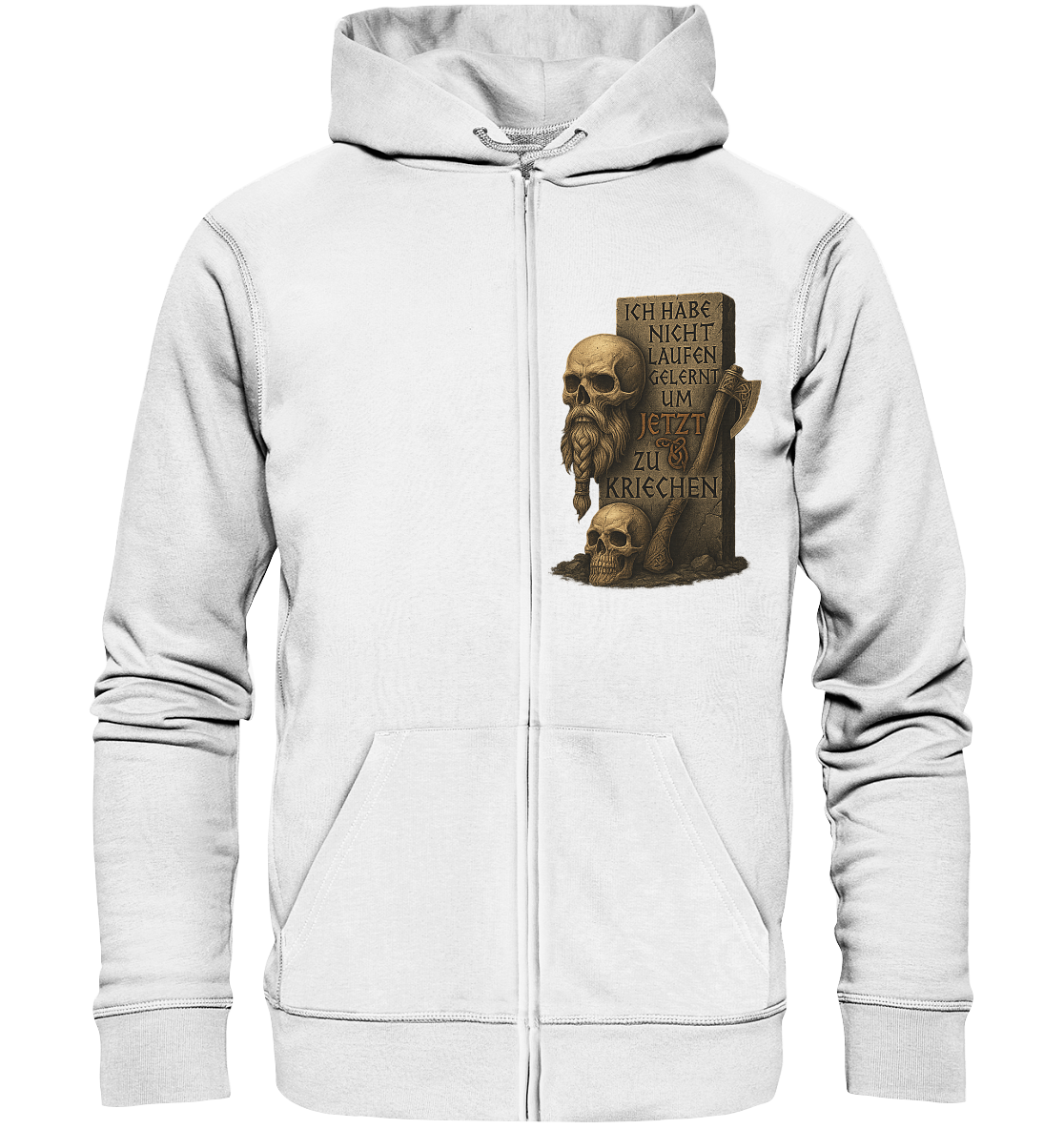 Niemals kriechen - Viking - Hooded Zipper Jacke