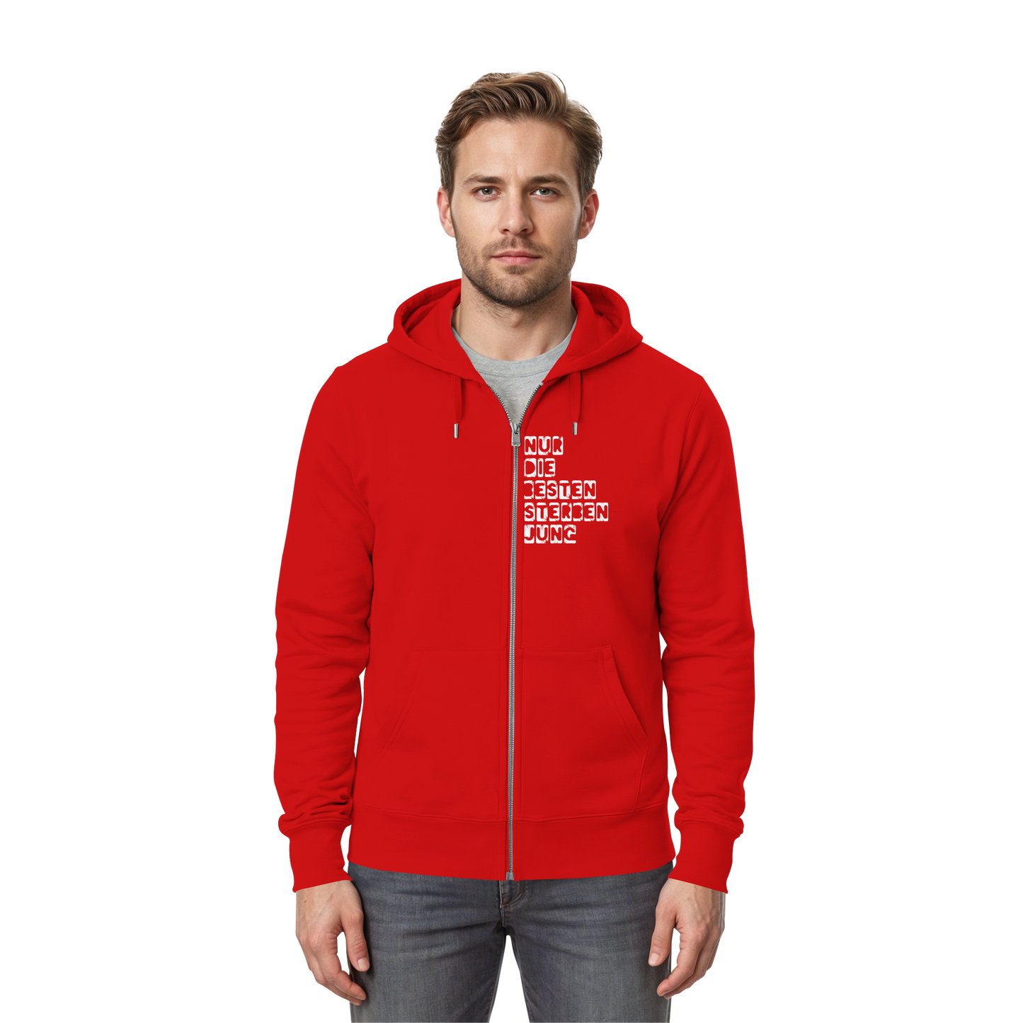 Nur die Besten sterben jung - Hooded Zipper