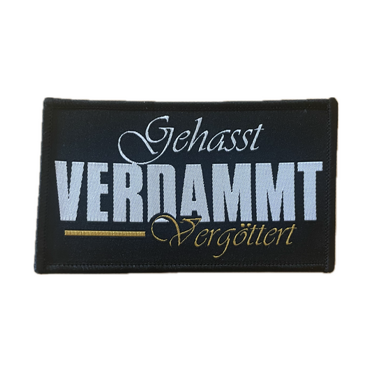 Gehasst Verdammt Vergöttert - Logo Aufnäher / Aufbügler
